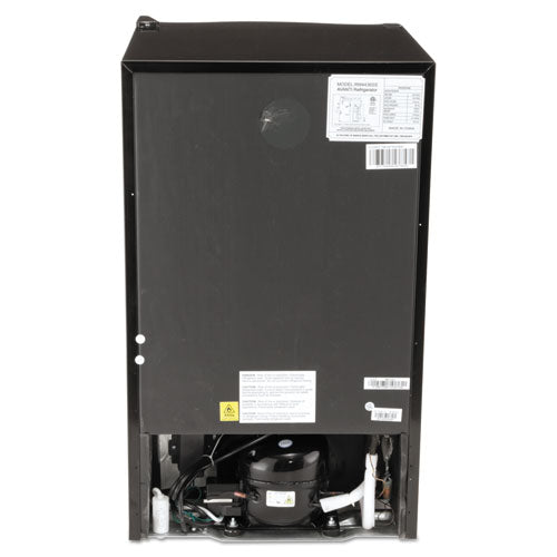 Image of Avanti 4.4 Cf Refrigerator, 19 1/2"w X 22"d X 33"h, Black/stainless Steel