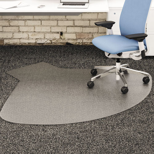 Image of deflecto® Supermat Frequent Use Chair Mat, Medium Pile Carpet, 60 X 66, Workstation, Clear