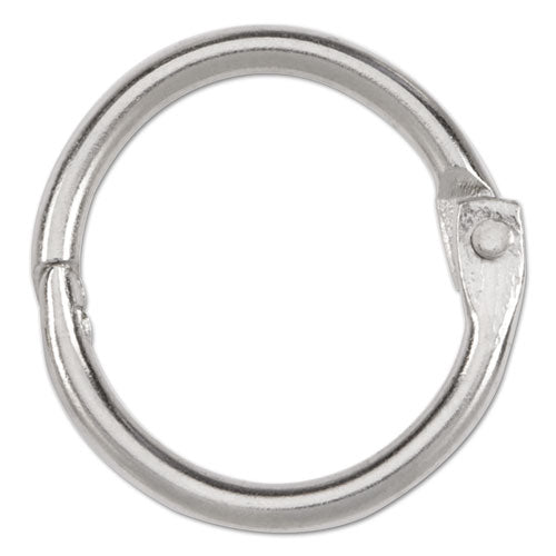 Image of ACCO Metal Book Rings, 0.75" Diameter, 100/Box