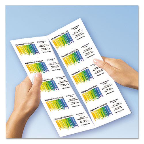 Image of Avery® Clean Edge Business Cards, Laser, 2 X 3.5, White, 400 Cards, 10 Cards/sheet, 40 Sheets/box