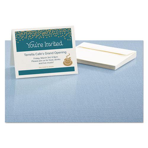 Image of Avery® Note Cards With Matching Envelopes, Inkjet, 65lb, 4.25 X 5.5, Textured Uncoated White, 50 Cards, 2 Cards/sheet, 25 Sheets/box