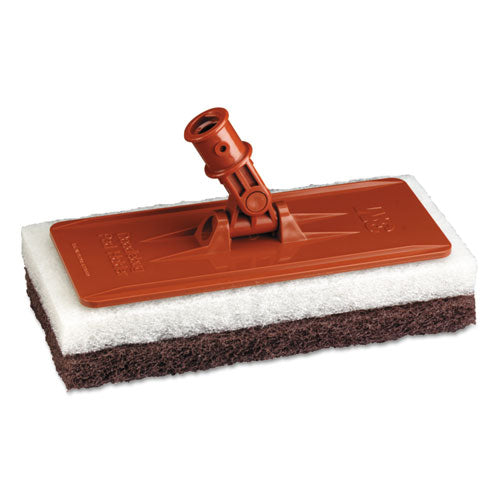 Image of 3M Doodlebug Threaded Pad Holder Kit, 4.63 X 10, Orange