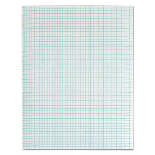 Image of TOPS Cross Section Pads, Cross-Section Quadrille Rule (8 Sq/in, 1 Sq/in), 50 White 8.5 X 11 Sheets