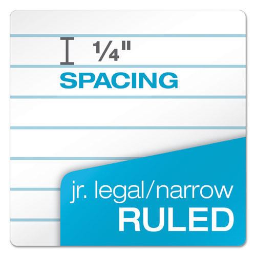 Image of TOPS Docket Gold Ruled Perforated Pads, Narrow Rule, 50 White 5 X 8 Sheets, 12/pack