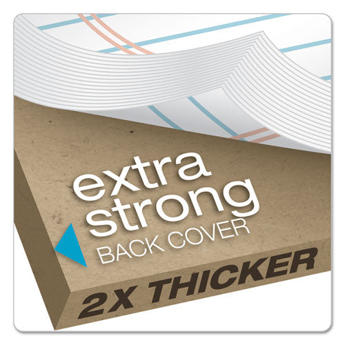 Image of TOPS Docket Gold Ruled Perforated Pads, Wide/legal Rule, 50 White 8.5 X 11.75 Sheets, 12/pack