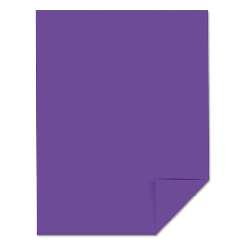 Image of Astrobrights® Color Cardstock, 65 lb Cover Weight, 8.5 x 11, Gravity Grape, 250/Pack