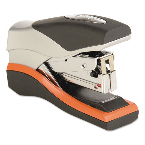 Image of Swingline® Optima 40 Compact Stapler, 40-Sheet Capacity, Black/silver/orange