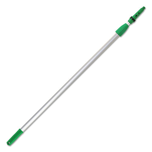 Image of Unger® Opti-Loc Extension Pole, 4 Ft, Two Sections, Green/silver
