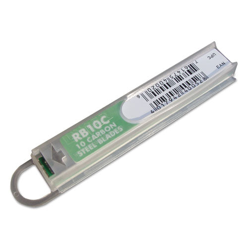 Image of Unger® Replacement Blades For 4" Scrapers, Carbon Steel, 10/pack