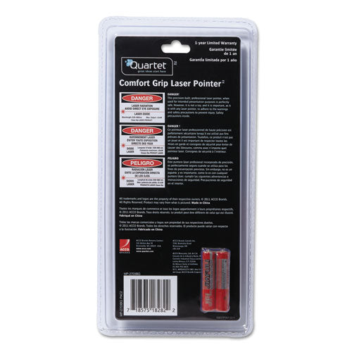 Image of Quartet® Classic Comfort Laser Pointer, Class 3a, Projects 1,500 Ft, Blue