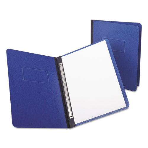 Image of Oxford Heavyweight Pressguard And Pressboard Report Cover W/reinforced Side Hinge, 2-Prong Fastener, 3" Cap., 8.5 X 11, Dark Blue