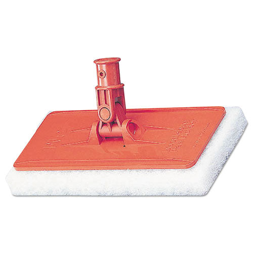 Image of 3M Doodlebug Threaded Pad Holder Kit, 4.63 X 10, Orange, 4/carton