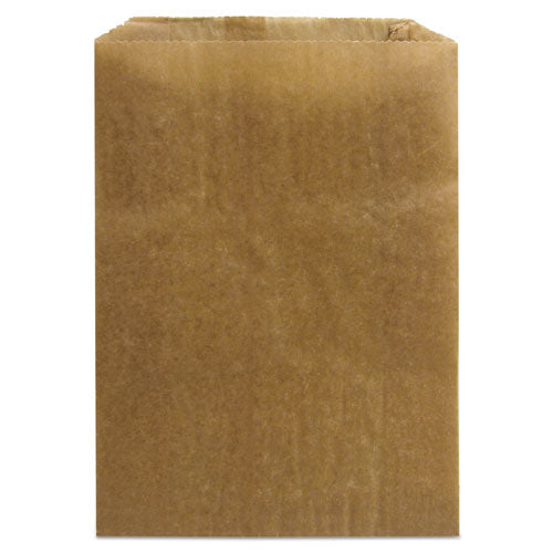 Image of HOSPECO® Napkin Receptacle Liners, 7.5" X 3" X 10.5", Brown, 500/carton