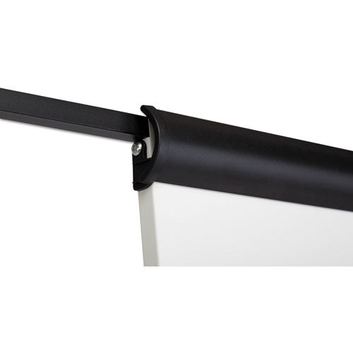Image of MasterVision® 360 Multi-Use Mobile Magnetic Dry Erase Easel, 27" x 41", White Surface, Black Steel Frame