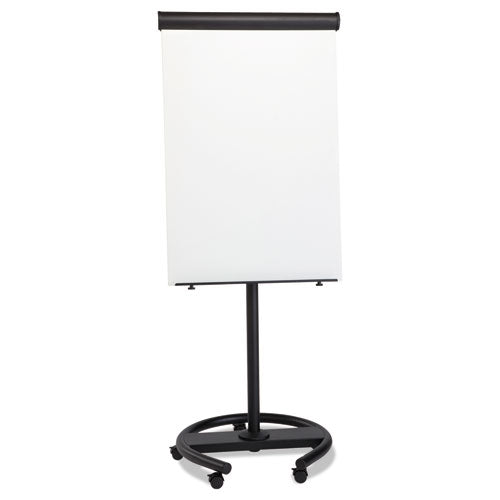 Image of MasterVision® 360 Multi-Use Mobile Magnetic Dry Erase Easel, 27" x 41", White Surface, Black Steel Frame