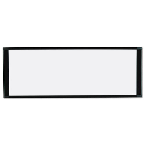 Image of MasterVision® Cubicle Workstation Dry Erase Board, 36" x 18", White Surface, Black Aluminum Frame