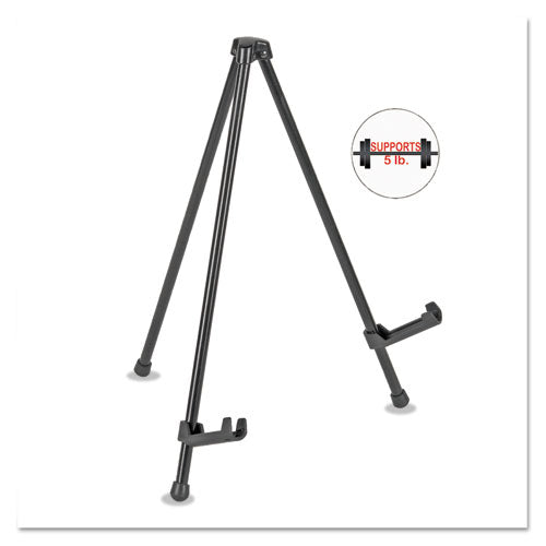 Image of MasterVision® Instant Table-Top Easel, 14.25" High, Black