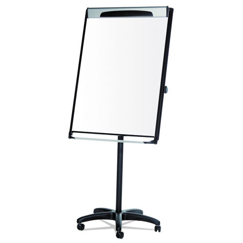 Image of MasterVision® Platinum Mobile Easel, 29" x 41", White Surface, Black Plastic Frame