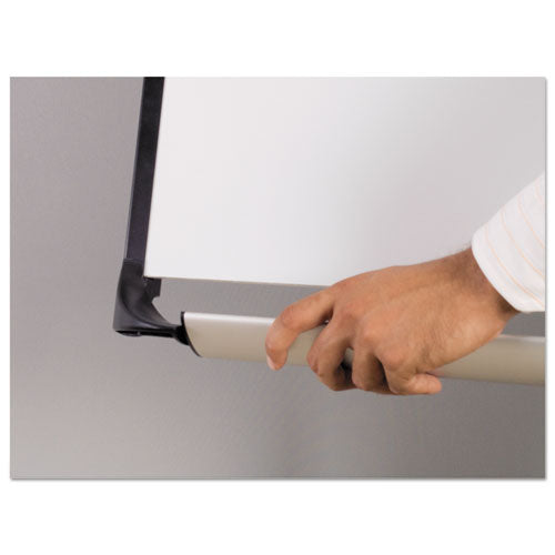 Image of MasterVision® Platinum Mobile Easel, 29" x 41", White Surface, Black Plastic Frame