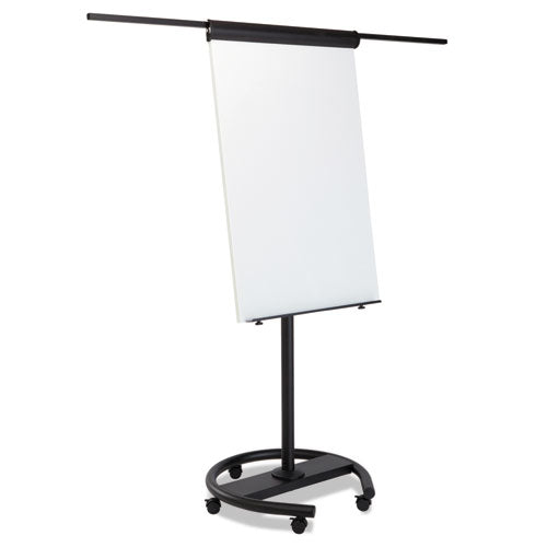 Image of MasterVision® 360 Multi-Use Mobile Magnetic Dry Erase Easel, 27" x 41", White Surface, Black Steel Frame