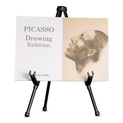 Image of MasterVision® Instant Table-Top Easel, 14.25" High, Black