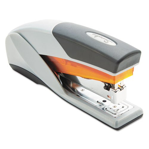 Image of Swingline® Optima 25 Reduced Effort Stapler, 25-Sheet Capacity, Gray/orange