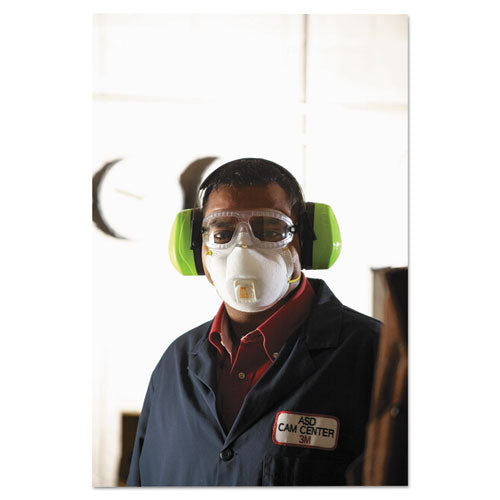 Image of 3M Particulate Respirator w/Cool Flow Exhalation Valve, Standard Size, 10/Box