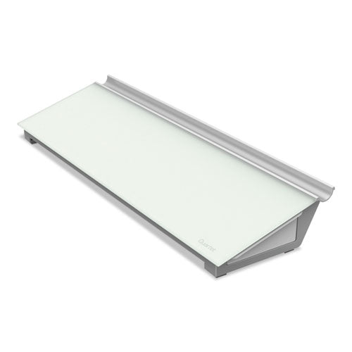 Image of Quartet® Glass Dry Erase Desktop Computer Pad, 18" x 6", White Surface