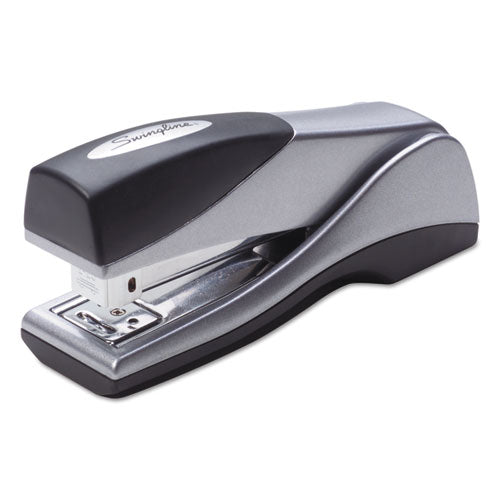 Image of Swingline® Optima Grip Compact Stapler, 25-Sheet Capacity, Silver