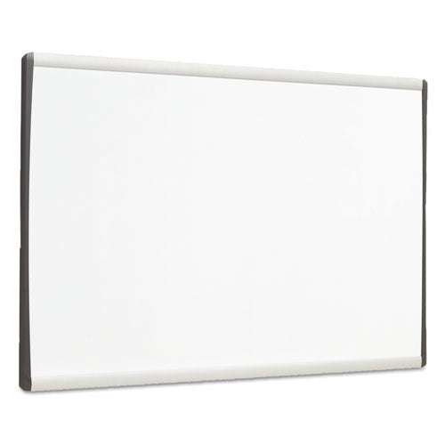 Image of Quartet® ARC Frame Cubicle Board, Magnetic Dry Erase, 14" x 11", White Surface, Satin Aluminum Frame