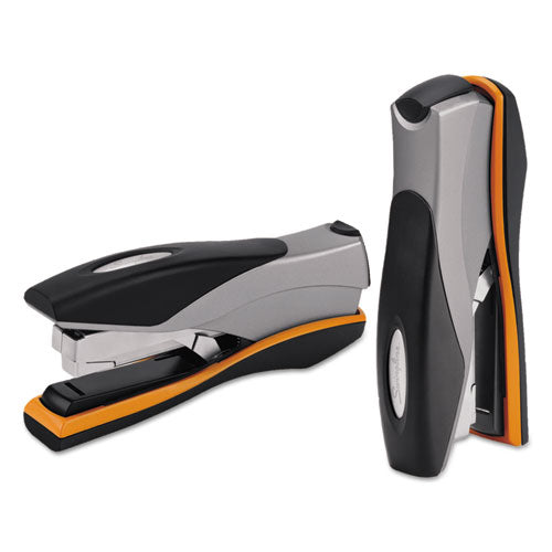 Image of Swingline® Optima 40 Desktop Stapler, 40-Sheet Capacity, Silver/black/orange