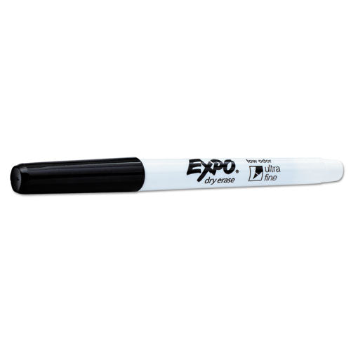 Image of EXPO® Low-Odor Dry Erase Marker Office Value Pack, Extra-Fine Bullet Tip, Black, 36/Pack