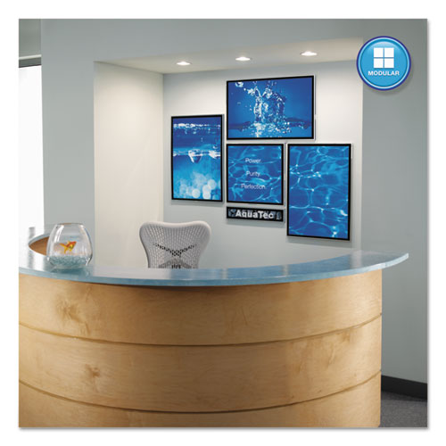 Image of Quartet® Matrix Magnetic Boards, 16" x 16", White Surface, Satin Aluminum Frame
