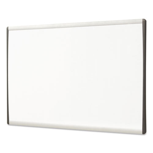 Image of Quartet® ARC Frame Cubicle Board, Magnetic Dry Erase, 14" x 11", White Surface, Satin Aluminum Frame