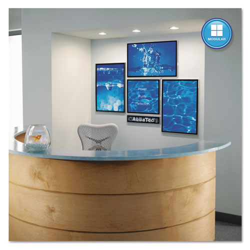 Image of Quartet® Matrix Magnetic Boards, 48" x 31", White Surface, Satin Aluminum Frame