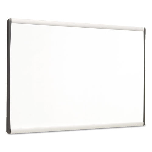 Image of Quartet® ARC Frame Cubicle Board, Magnetic Dry Erase, 24" x 14", White Surface, Satin Aluminum Frame