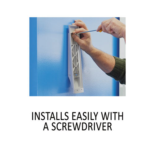 Image of Durable® Sherpa® Sherpa Wall-Mount Reference System, 10 Gray Panels, Letter, Assorted Borders