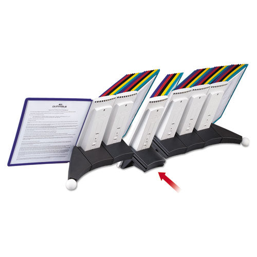 Image of Durable® SHERPA Reference System Extension Set, 10 Sleeves, Assorted Borders and Panels