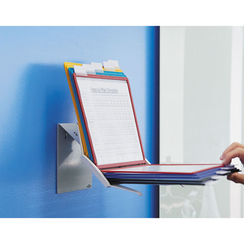 Image of Durable® VARIO Pro Desktop Reference System, 10 Panels, Legal, Assorted Borders and Panels