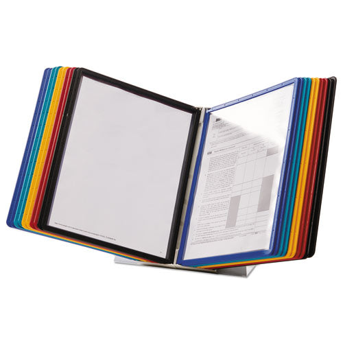 Image of Durable® Vario Reference Desktop System, 20 Panels, Assorted Borders And Panels