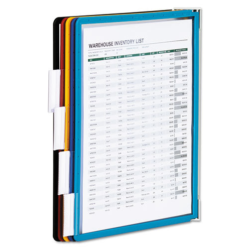 Image of Durable® Vario Wall Reference System, 5 Panels, Letter, Asst. Borders And Panels