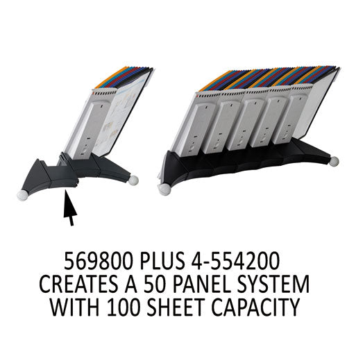 Image of Durable® SHERPA Reference System Extension Set, 10 Sleeves, Assorted Borders and Panels