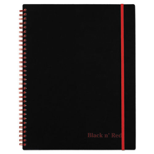 Image of Black n' Red Flexible Cover Twinwire Notebooks, SCRIBZEE Compatible, 1-Subject, Wide/Legal Rule, Black/Red Cover, (70) 11 x 8.5 Sheets