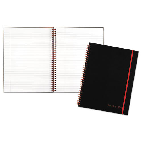 Image of Black n' Red Flexible Cover Twinwire Notebooks, SCRIBZEE Compatible, 1-Subject, Wide/Legal Rule, Black/Red Cover, (70) 11 x 8.5 Sheets