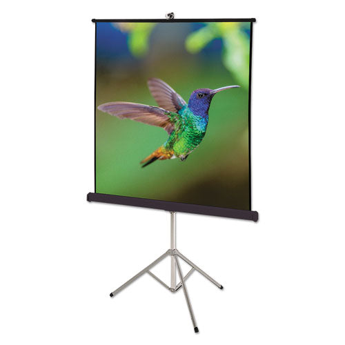 Image of Quartet® Portable Tripod Projection Screen, 70 X 70, White Matte Finish