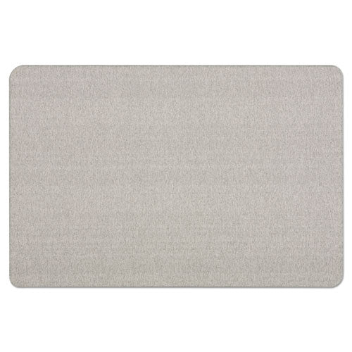 Image of Quartet® Oval Office Fabric Board, 36" x 24", Gray Surface