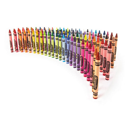 Image of Crayola® Classic Color Crayons In Flip-Top Pack With Sharpener, 96 Colors/pack