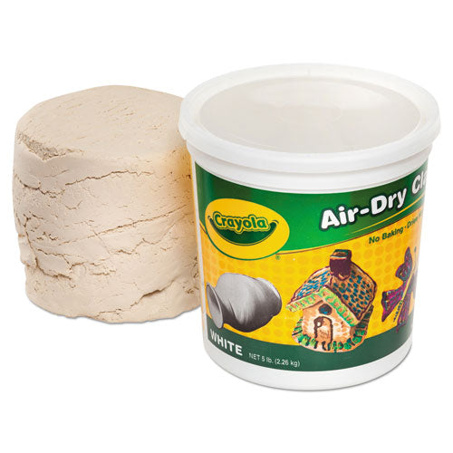 Image of Crayola® Air-Dry Clay, White, 5 Lbs