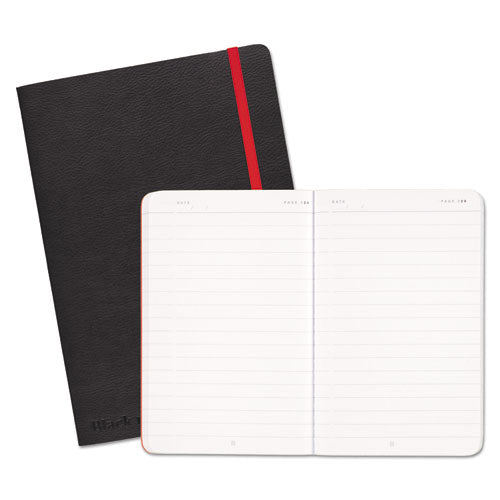 Image of Black n' Red Flexible Cover Casebound Notebooks, SCRIBZEE Compatible, 1-Subject, Wide/Legal Rule, Black/Red Cover, (71) 8.25 x 5.75 Sheets
