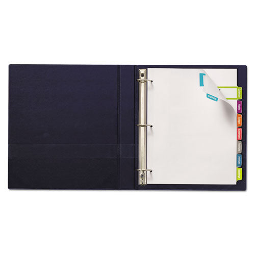 Image of Avery® Big Tab Printable Large White Label Tab Dividers, 8-Tab, 11 x 8.5, White, 20 Sets